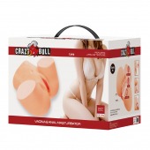 Телесный мастурбатор Liora с 2 любовными тоннелями - Baile - в Новокуйбышевске купить с доставкой