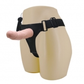 Реалистичный страпон-фаллоимитатор на трусиках Ultra Passionate Harness - 15 см. - Baile - купить с доставкой в Новокуйбышевске