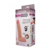 Фаллическая насадка Харнесс UNICOCK 9  - 24 см. - LOVETOY (А-Полимер) - купить с доставкой в Новокуйбышевске