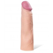 Реалистичная насадка с ярко выраженной головкой - 16,5 см. - A-toys - в Новокуйбышевске купить с доставкой