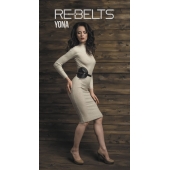 Пояс с клёпками Yona Black - Rebelts - купить с доставкой в Новокуйбышевске