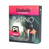 Стимулирующая насадка с шипиками по бокам Platino  Тайфун - Sitabella - купить с доставкой в Новокуйбышевске