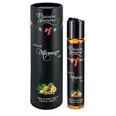 Массажное масло с ароматом экзотических фруктов Huile de Massage Gourmande Fruits Exotiques - 59 мл. - Plaisir Secret - купить с доставкой в Новокуйбышевске