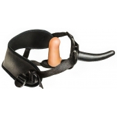 Женский страпон с вагинальной пробкой Woman Strap - 12 см. - LOVETOY (А-Полимер) - купить с доставкой в Новокуйбышевске