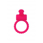 Розовое силиконовое виброкольцо A-toys - A-toys - в Новокуйбышевске купить с доставкой
