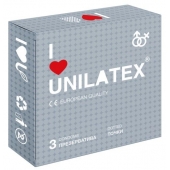 Презервативы с точками Unilatex Dotted - 3 шт. - Unilatex - купить с доставкой в Новокуйбышевске