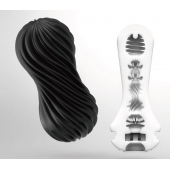 Мастурбатор FLEX Rocky Black с плотным рельефом - Tenga - в Новокуйбышевске купить с доставкой