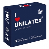 Ультрапрочные презервативы Unilatex Extra Strong - 3 шт. - Unilatex - купить с доставкой в Новокуйбышевске