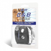 Утяжка для мошонки и пениса Cock Ring With 1  Ball Stretcher And Optional Weight Ring - BlueLine - купить с доставкой в Новокуйбышевске