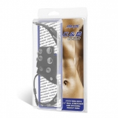 Утяжка на пенис и мошонку Cock Ring With 1.5  Ball Stretcher And Optional Weight Ring - BlueLine - купить с доставкой в Новокуйбышевске