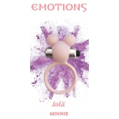 Розовое эрекционное виброколечко Emotions Minnie Light pink - Lola Games - в Новокуйбышевске купить с доставкой