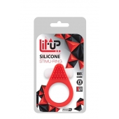 Красное эрекционное кольцо LIT-UP SILICONE STIMU RING 1 RED - Dream Toys - в Новокуйбышевске купить с доставкой