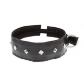 Полиуретановый ошейник с пуклями Collar with Studs - Blush Novelties - купить с доставкой в Новокуйбышевске