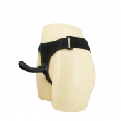 Страпон с изогнутой головкой Ultra Harness Curvy Dildo - 15,8 см. - Baile - купить с доставкой в Новокуйбышевске