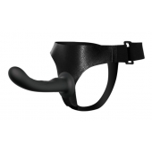 Страпон с изогнутой головкой Ultra Harness Curvy Dildo - 15,8 см. - Baile - купить с доставкой в Новокуйбышевске