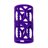 Фиолетовая насадка-сетка на член - A-toys - в Новокуйбышевске купить с доставкой