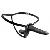 Женский страпон с вагинальной пробкой Double Penetrix Strap-on - 15 см. - Pipedream - купить с доставкой в Новокуйбышевске