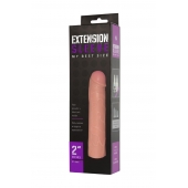 Насадка-удлинитель Extension sleeve телесного цвета - 18,5 см. - Sitabella - в Новокуйбышевске купить с доставкой