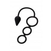 Тройное эрекционное кольцо с анальным хвостом Drop S-size - Erotist Adult Toys - в Новокуйбышевске купить с доставкой