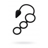 Тройное эрекционное кольцо с анальным хвостом Drop S-size - Erotist Adult Toys - в Новокуйбышевске купить с доставкой