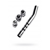 Металлический анальный душ с тремя насадками - ToyFa - купить с доставкой в Новокуйбышевске