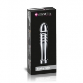 Ребристый фаллоимитатор для электростимуляции Funky Fella Rill Dildo - 13 см. - MyStim - купить с доставкой в Новокуйбышевске