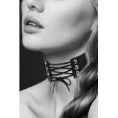 Оригинальный ошейник-чокер со шнуровкой - Bijoux Pour Toi - купить с доставкой в Новокуйбышевске