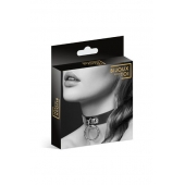 Узенький ошейник из полиуретана с кольцом - Bijoux Pour Toi - купить с доставкой в Новокуйбышевске