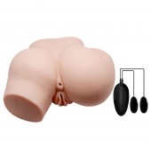 Телесный полуторс с двумя любовными тоннелями и вибрацией - Baile - в Новокуйбышевске купить с доставкой