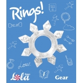 Прозрачное эрекционное кольцо Rings Gear - Lola Games - в Новокуйбышевске купить с доставкой