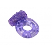Фиолетовое эрекционное кольцо с вибрацией Rings Axle-pin - Lola Games - в Новокуйбышевске купить с доставкой