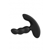 Черный силиконовый стимулятор простаты Levett Nitoc с пультом ДУ - Levett - в Новокуйбышевске купить с доставкой