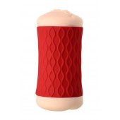 Двухсторонний мастурбатор JOS  NADIN в красном цилиндре - JOS - в Новокуйбышевске купить с доставкой