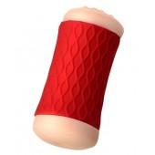 Двухсторонний мастурбатор JOS  NADIN в красном цилиндре - JOS - в Новокуйбышевске купить с доставкой