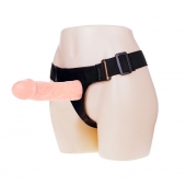 Телесный фаллоимитатор на трусиках Jessica Strap-On - 15,5 см. - Baile - купить с доставкой в Новокуйбышевске