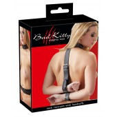 Фиксация на шею и запястья Bad Kitty Neck and Hand Restraints - Orion - купить с доставкой в Новокуйбышевске