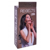 Кляп-трензель Lora с металлическими кольцами - Rebelts - купить с доставкой в Новокуйбышевске