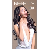 Кляп-трензель Lora с металлическими кольцами - Rebelts - купить с доставкой в Новокуйбышевске
