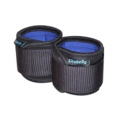 Неопреновые черно-синие наручники - Sitabella - купить с доставкой в Новокуйбышевске