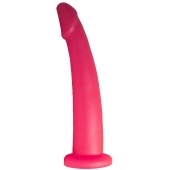 Розовый стимулятор простаты из геля - 18 см. - LOVETOY (А-Полимер) - в Новокуйбышевске купить с доставкой