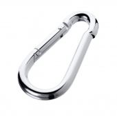 Серебристый карабин TOYFA Metal - ToyFa - купить с доставкой в Новокуйбышевске