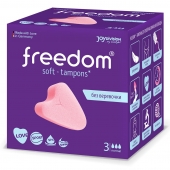 Женские гигиенические тампоны без веревочки FREEDOM normal - 3 шт. - Freedom - купить с доставкой в Новокуйбышевске