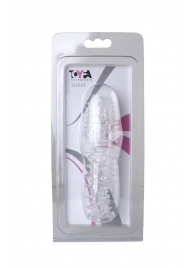 Прозрачная насадка с шишечками и шипами - 13,5 см. - Toyfa Basic - в Новокуйбышевске купить с доставкой