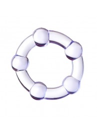 Фиолетовое эрекционное кольцо A-Toys - A-toys - в Новокуйбышевске купить с доставкой