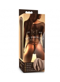 Коричневый мастубратор-вагина Nicole s Kitty - Blush Novelties - в Новокуйбышевске купить с доставкой