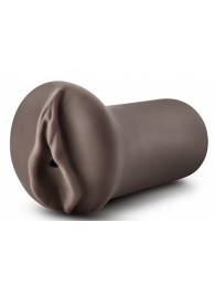 Коричневый мастубратор-вагина Nicole s Kitty - Blush Novelties - в Новокуйбышевске купить с доставкой