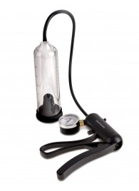 Вакуумная мужская помпа с датчиком давления Pro-Gauge Power Pump - Pipedream - в Новокуйбышевске купить с доставкой