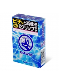 Презервативы Sagami Squeeze волнистой формы - 5 шт. - Sagami - купить с доставкой в Новокуйбышевске