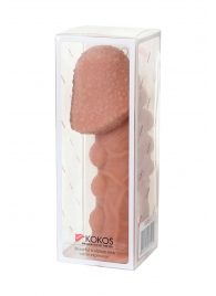 Насадка на фаллос с пузыриками, венками и ребристостью KOKOS Extreme Sleeve 09 - 12,7 см. - KOKOS - в Новокуйбышевске купить с доставкой