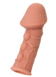 Насадка на фаллос с пузыриками, венками и ребристостью KOKOS Extreme Sleeve 09 - 12,7 см. - KOKOS - в Новокуйбышевске купить с доставкой